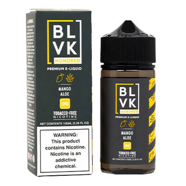 Mango Aloe BLVK TFN 100mL 0mg bottle with packaging