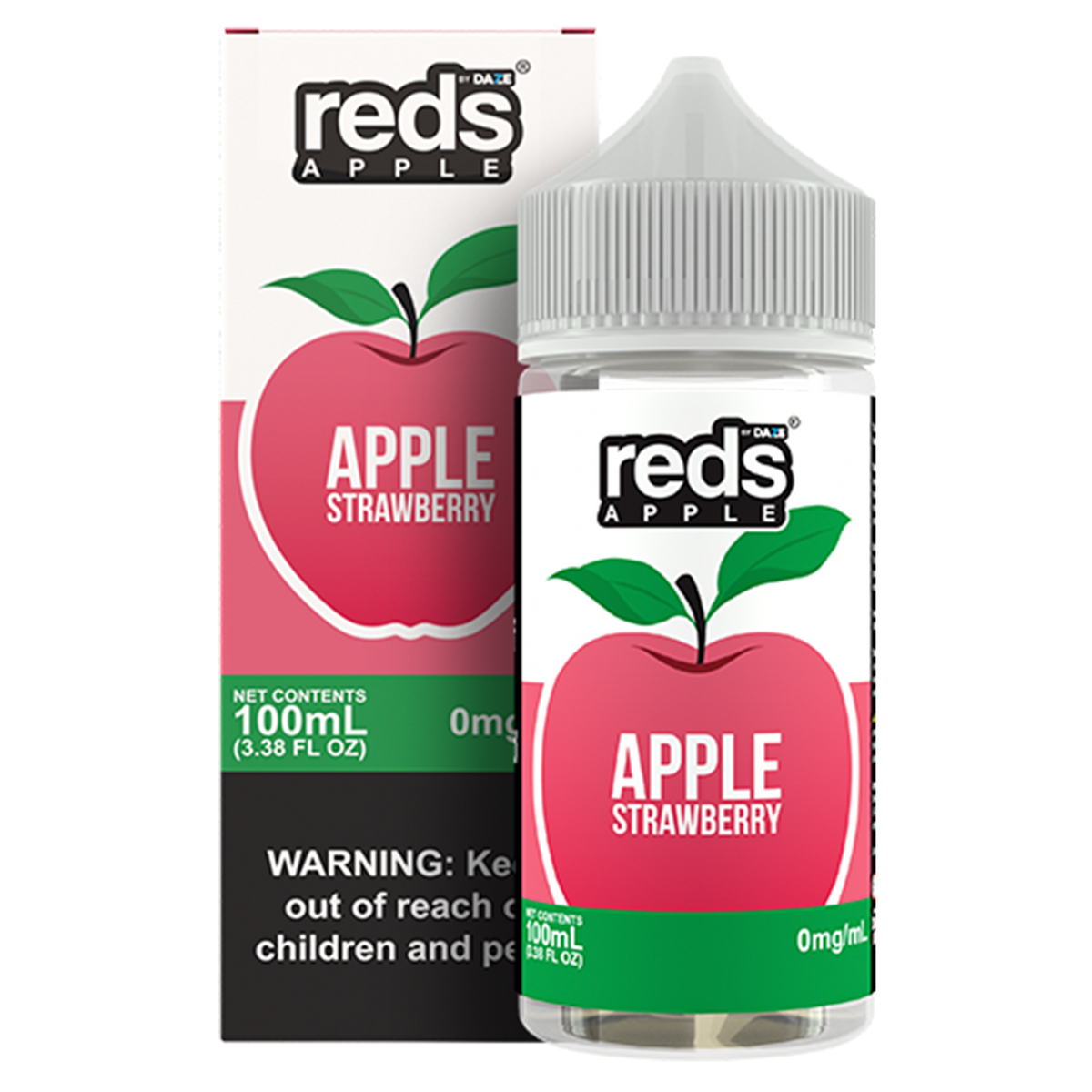 Strawberry by 7Daze Reds 100mL with packaging