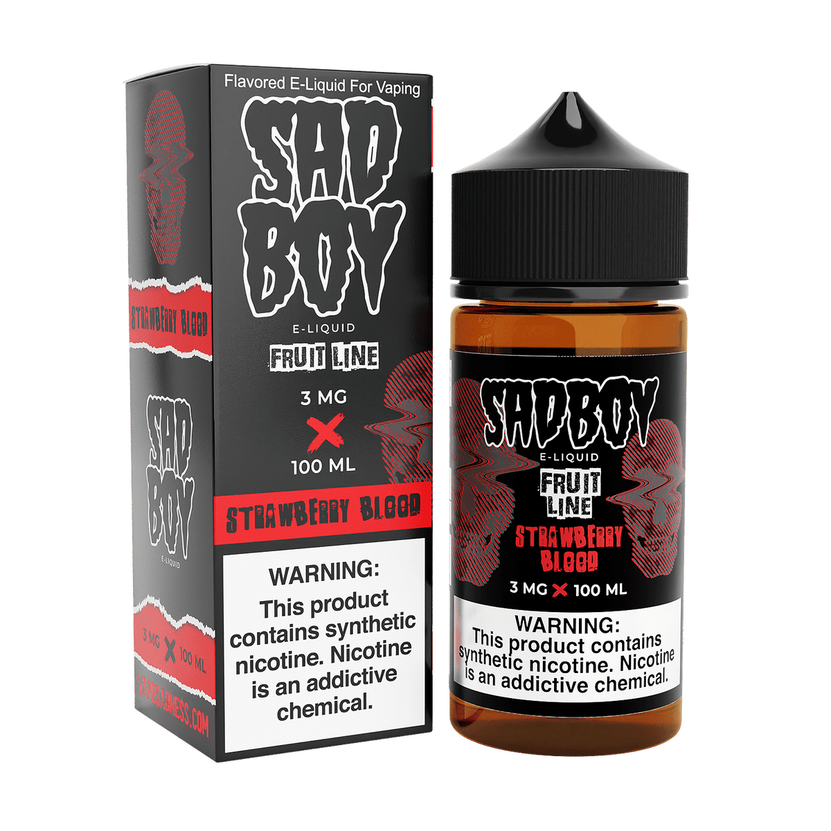 SADBOY E-Liquid - Strawberry Blood 100ML - Fruit Line Series