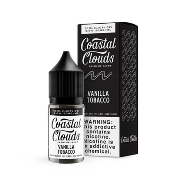 Vanilla Tobacco | Coastal Clouds Salts | 30mL with packaging