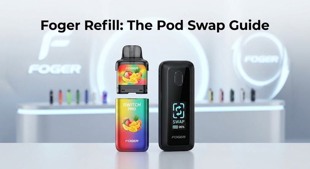Foger Vape Refill: What It Actually Means (And How the Switch Pro Pod Swap Works)