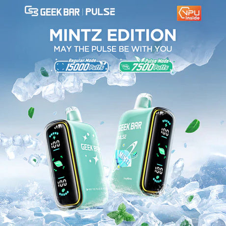 Five New Icy Cold Geek Bar Mintz Edition Flavors