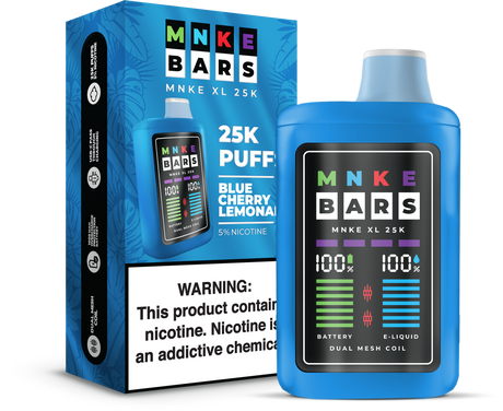 MNKE Bars XL 25K Puff Disposable Device – 25,000 Puffs