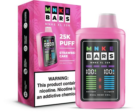 MNKE Bars XL 25K Puff Disposable Device – 25,000 Puffs