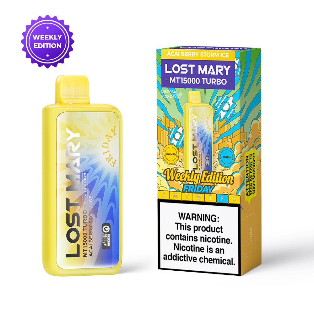 Lost Mary MT15000 Turbo Weekly Edition Disposable – 15000 Puffs