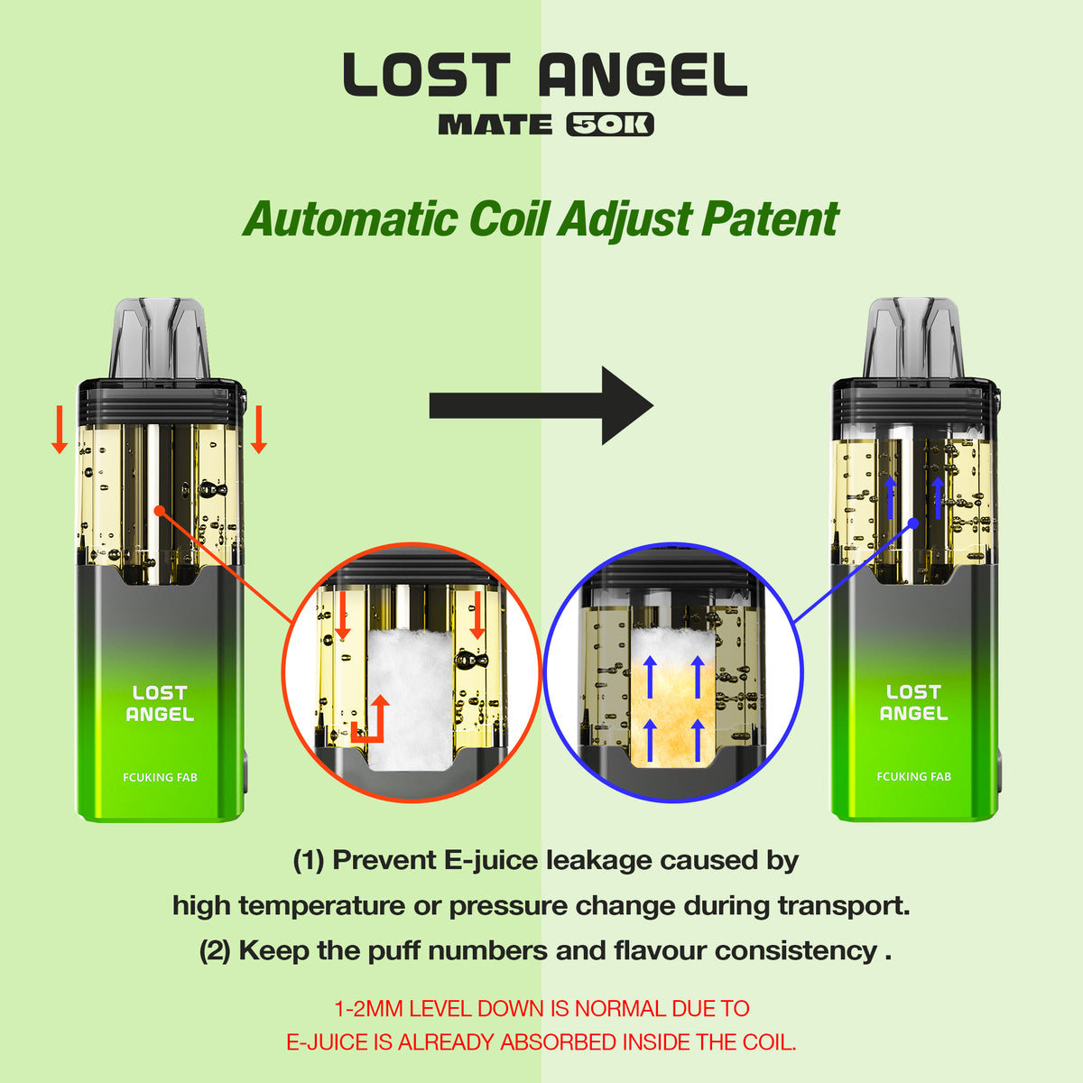 Lost Angel MATE 50K Disposable Device POD – 50000 Puffs