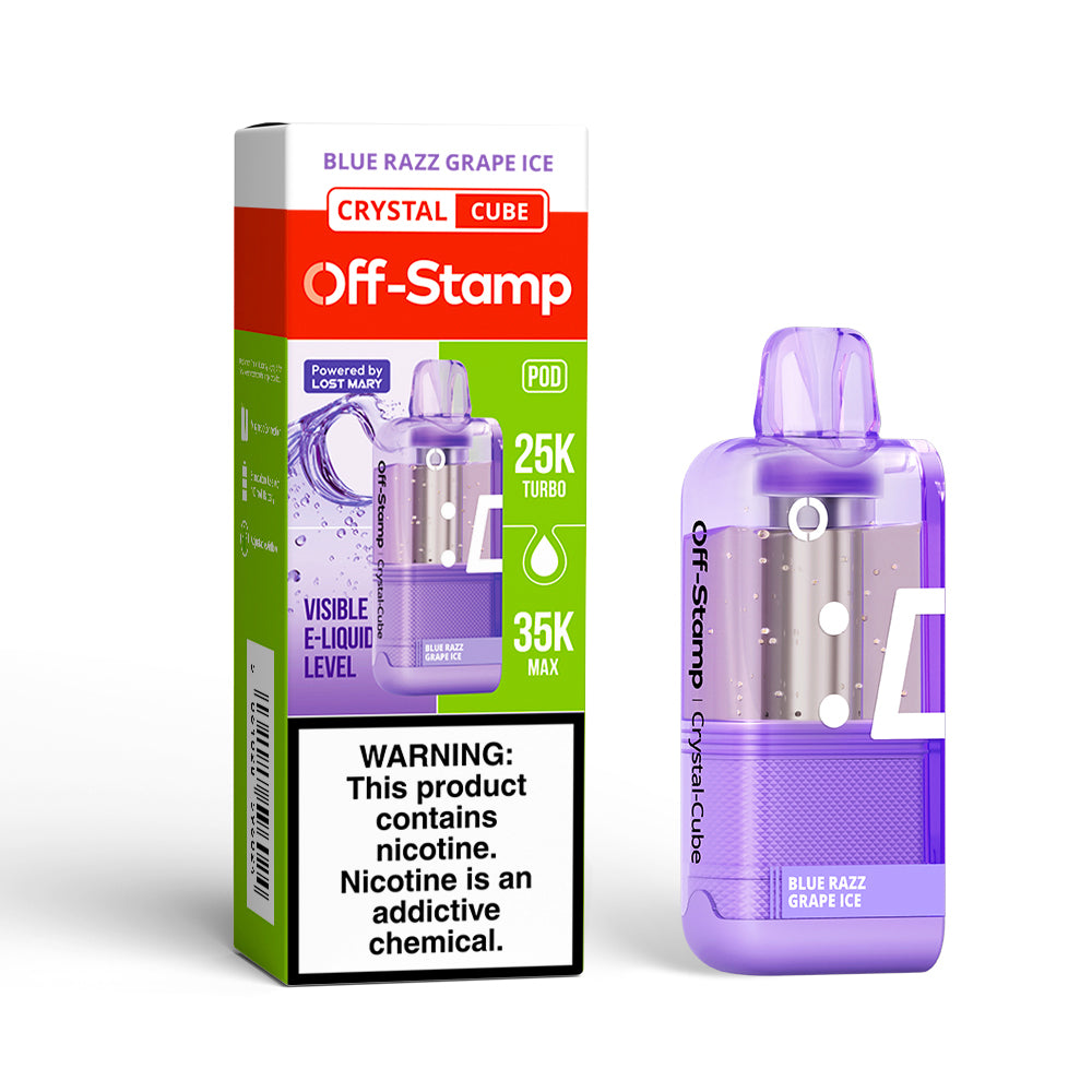 Off-Stamp X-CUBE Crystal Cube 35K Disposable POD Powered By LOST MARY – 35000 Puffs