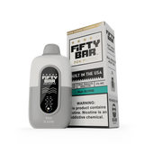 FIFTY BAR "White Series" 20K Puff  Powered By BEARD Vape Co. Disposable Device - 20000 Puffs