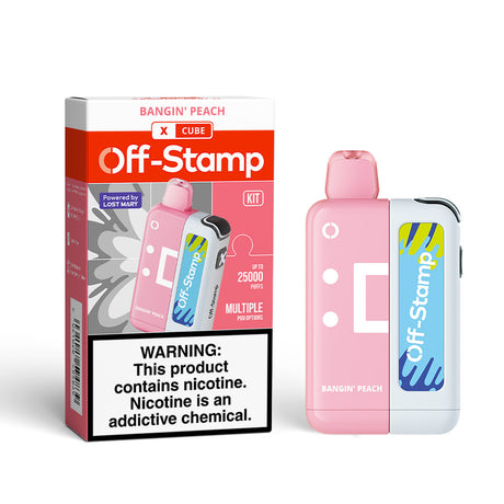 Made in Indonesia | Off-Stamp X-CUBE 25K Disposable KIT Powered By LOST MARY – 25,000 Puffs