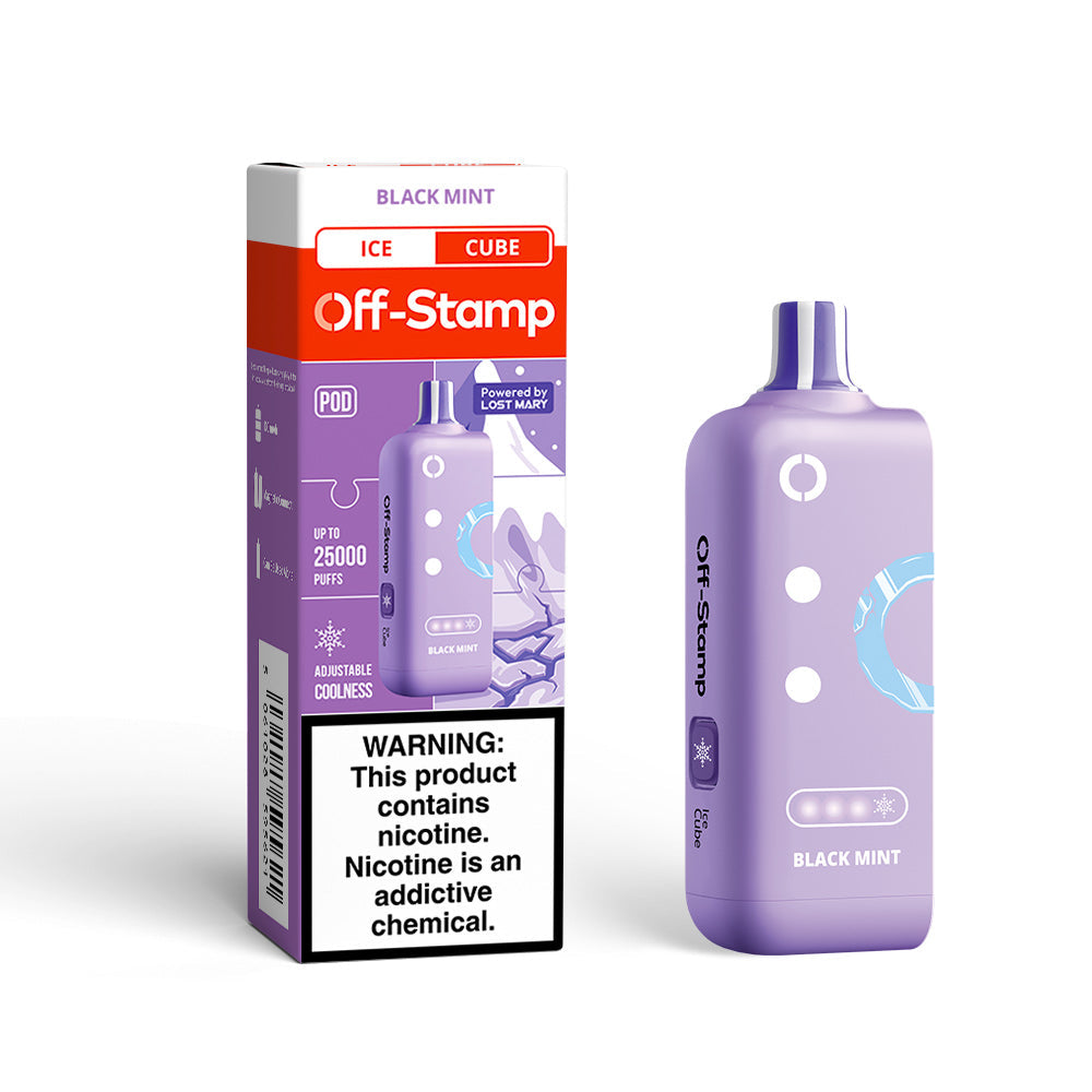 Made in Indonesia | Off-Stamp X-CUBE Ice Cube 25K Disposable POD Powered By LOST MARY – 25000 Puffs