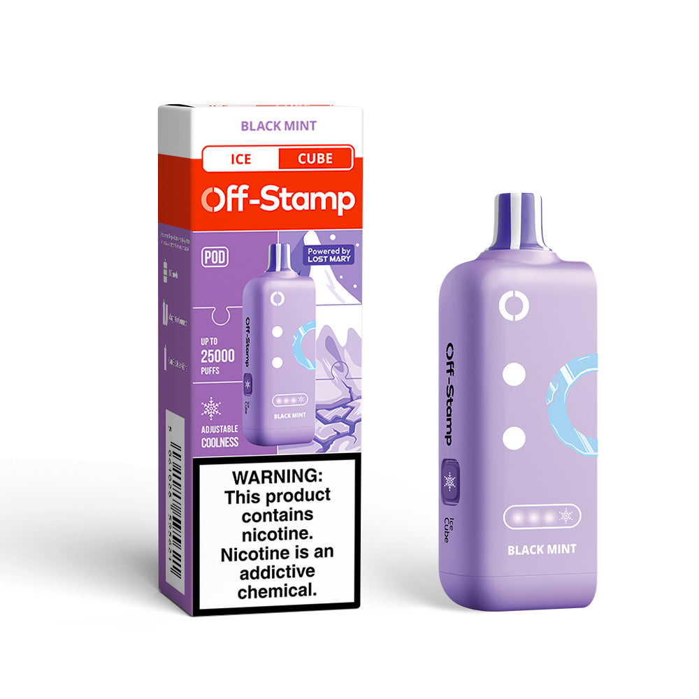 Made in Indonesia | Off-Stamp X-CUBE Ice Cube 25K Disposable POD Powered By LOST MARY – 25000 Puffs