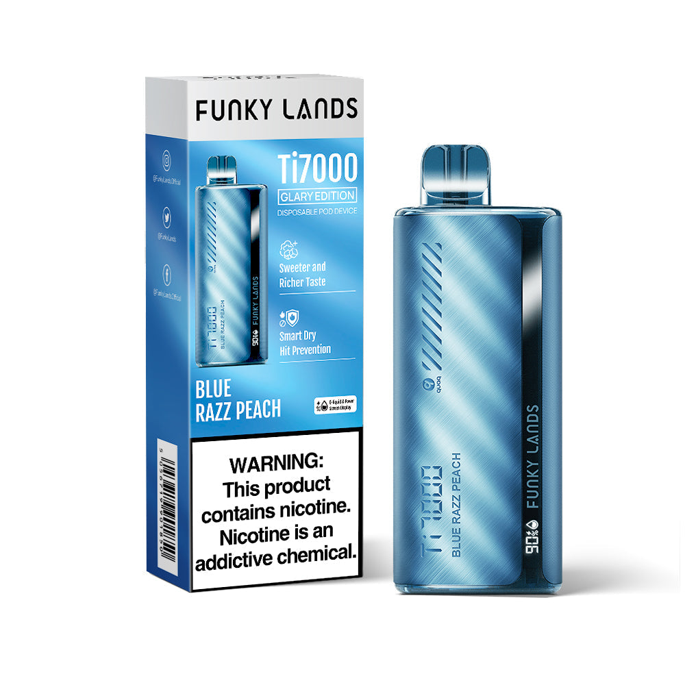 FUNKY LANDS Ti7000 “Glary Edition” Disposable Device – 7000 Puffs