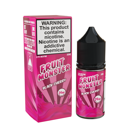 30ML Fruit Monster Salt – Black Cherry bottle featuring bold black cherry flavor