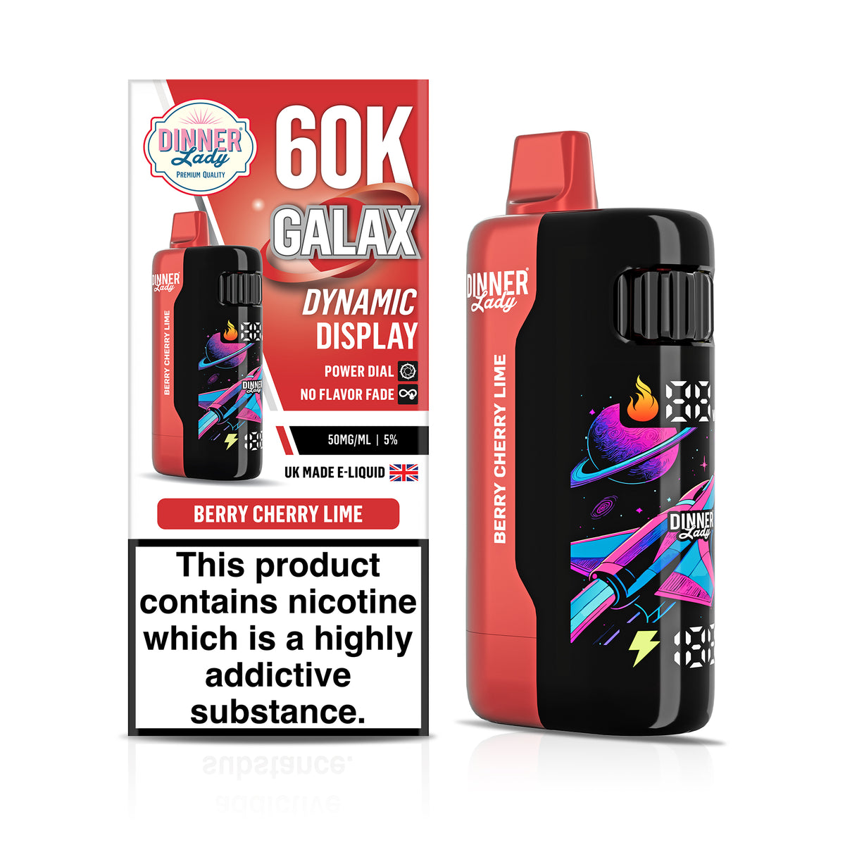 Dinner Lady GALAX 60K Disposable Device - 60,000 Puffs