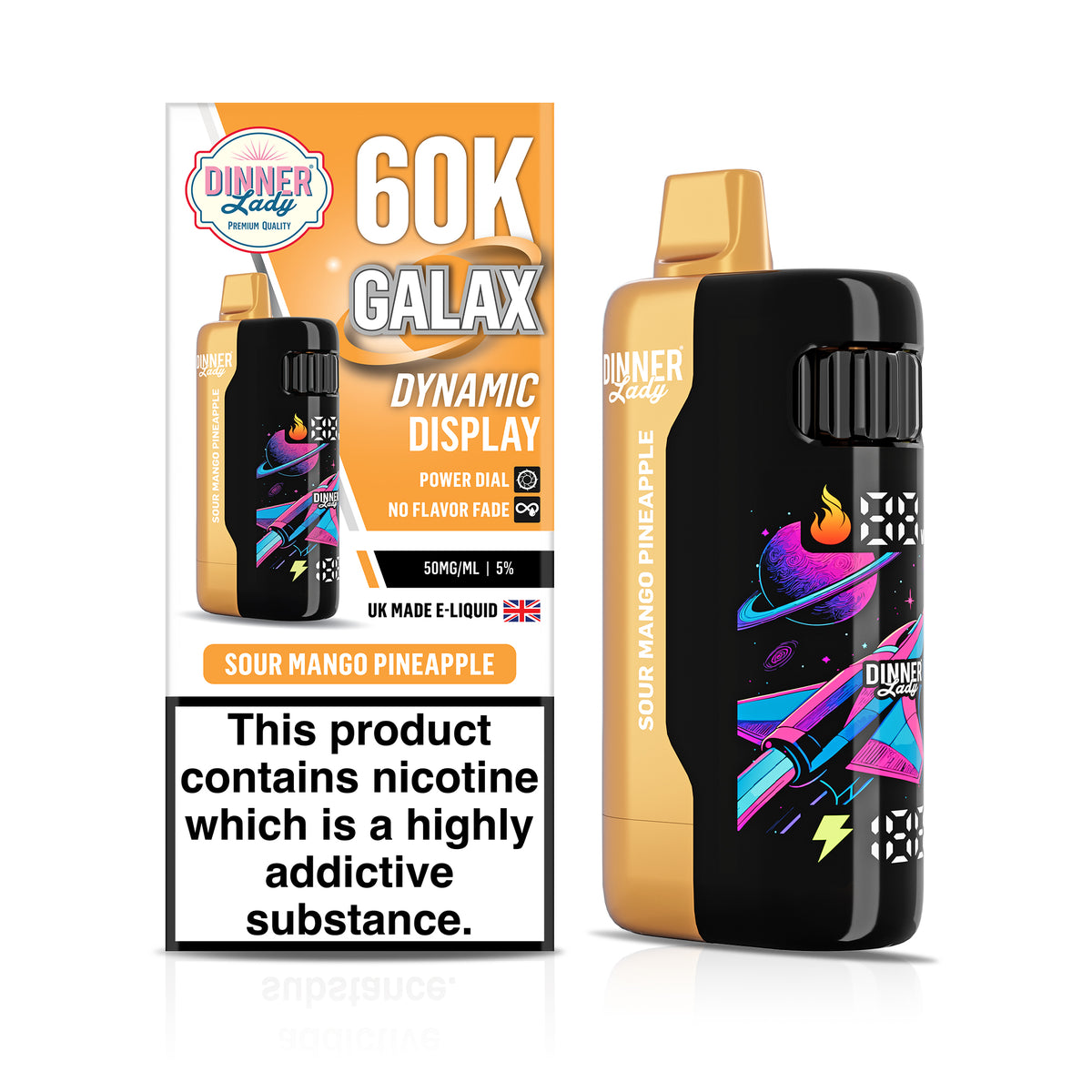 Dinner Lady GALAX 60K Disposable Device - 60,000 Puffs