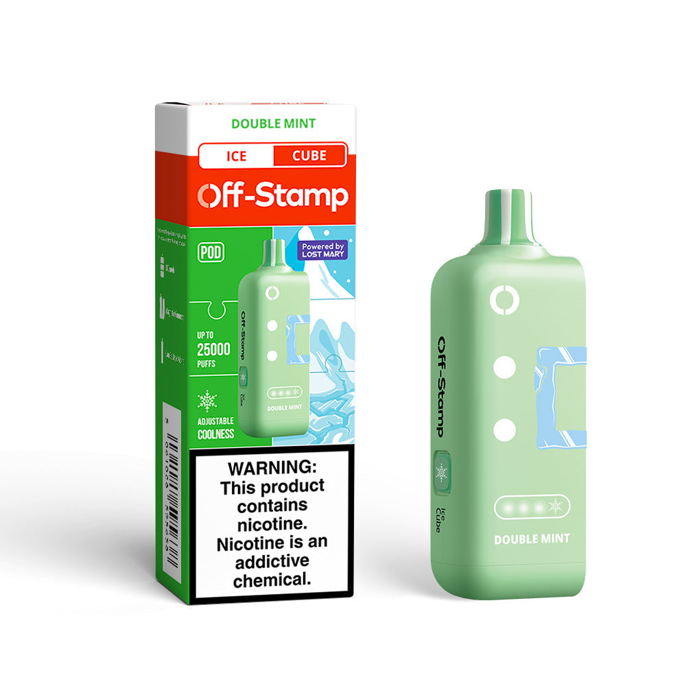 Made in Indonesia | Off-Stamp X-CUBE Ice Cube 25K Disposable POD Powered By LOST MARY – 25000 Puffs