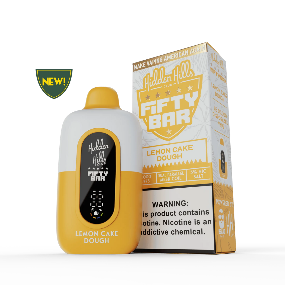 Hidden Hills x FIFTY BAR 20K Puff Disposable Device - 20000 Puffs