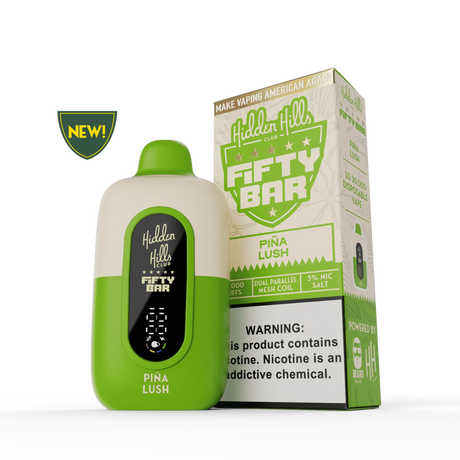 Hidden Hills x FIFTY BAR 20K Puff Disposable Device - 20000 Puffs