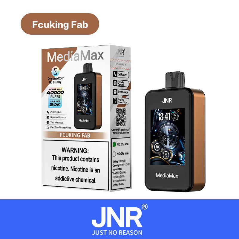 JNR "Media Max" 40K Disposable Device - 40000 Puffs