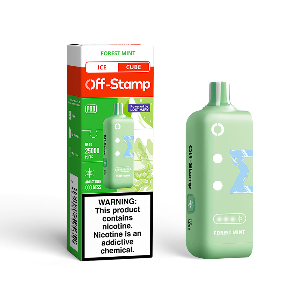 Made in Indonesia | Off-Stamp X-CUBE Ice Cube 25K Disposable POD Powered By LOST MARY – 25000 Puffs