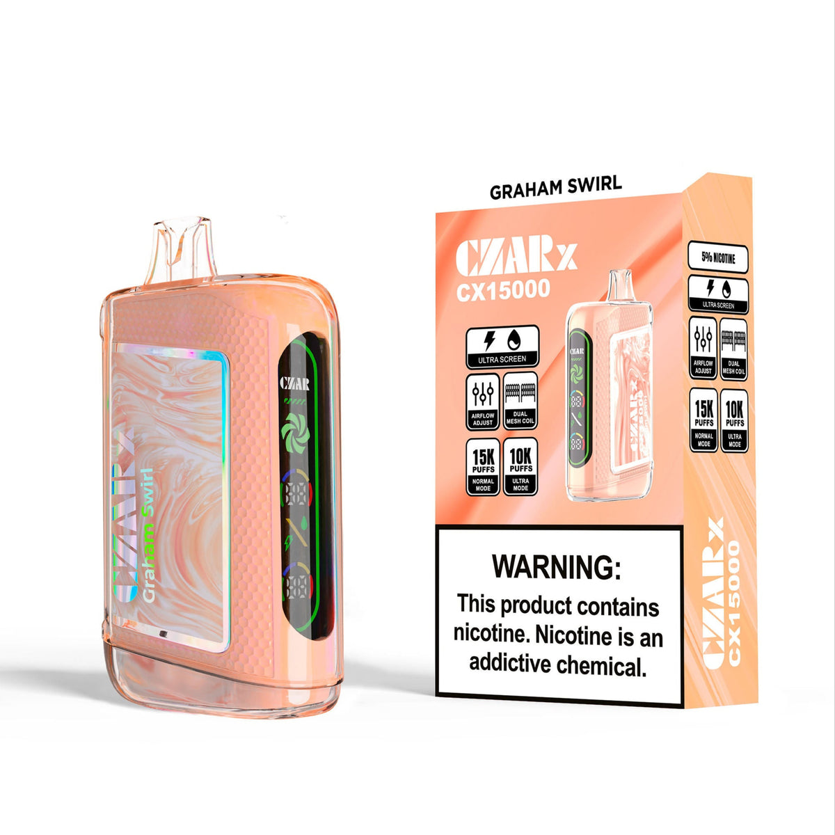 CZAR CX15000 CX15K Disposable Device – 15000 Puffs