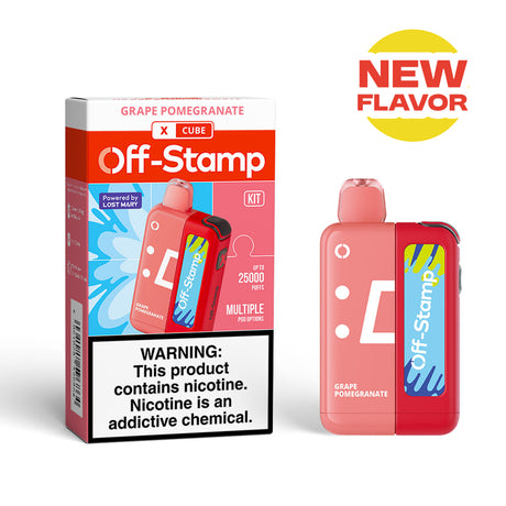 Off-Stamp X-CUBE 25K Disposable KIT Powered By LOST MARY – 25000 Puffs