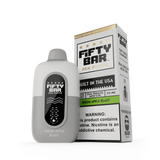 FIFTY BAR "White Series" 20K Puff  Powered By BEARD Vape Co. Disposable Device - 20000 Puffs