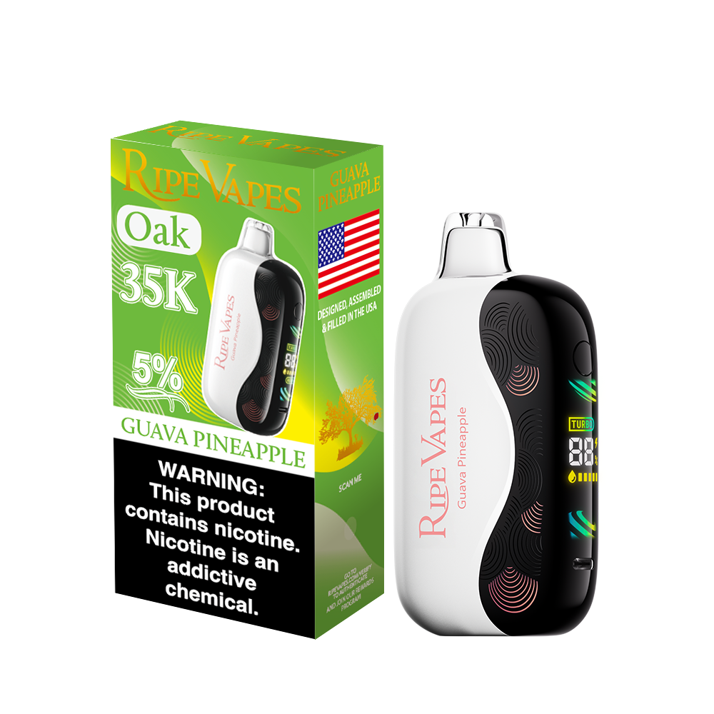 Assembled in USA | Ripe Vapes OAK 35K Disposable Device - 35,000 Puffs