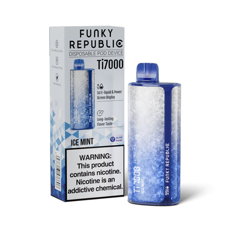 Funky Lands Ti7000 Rechargeable Disposable