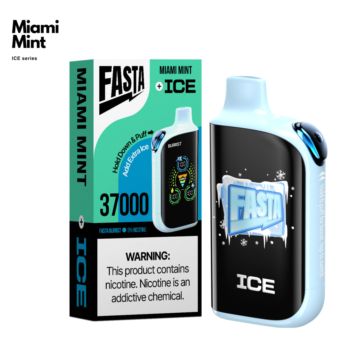 FASTA Burrst 37K Puff Disposable Device – 37,000 Puffs