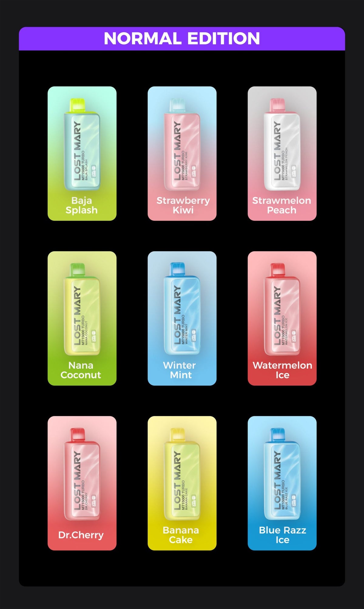 Lost Mary MT15000 Turbo Disposable Device - 15,000 Puffs