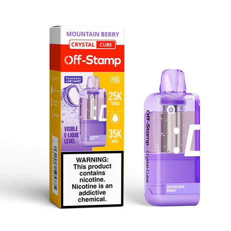 Made in Indonesia | Off-Stamp X-CUBE "Crystal Cube" 35K Disposable POD – 35,000 Puffs