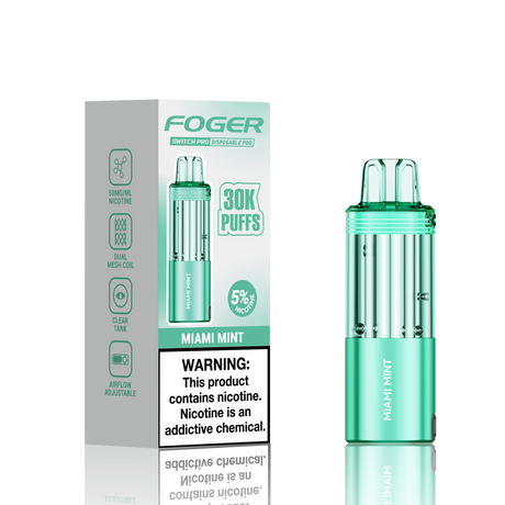 Made in USA | FOGER Switch Pro 30K Disposable Device POD - 30,000 Puff