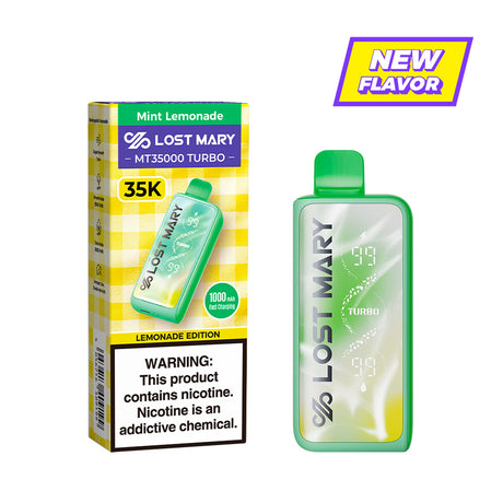 Made in Indonesia | Lost Mary MT35K "Lemonade Edition" Disposable Device - 35,000 Puffs