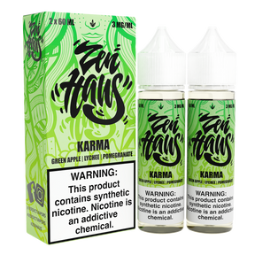 Zen Haus - Karma by Verdict – Revamped Series | 2x60mL White Lid with Packaging