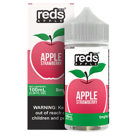 Strawberry by 7Daze Reds 100mL with packaging