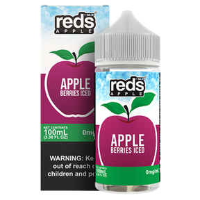 Berries Ice by 7Daze Reds 100mL with packaging