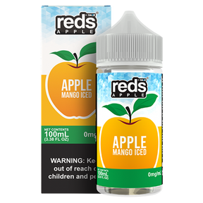Mango Ice by 7Daze Reds 100mL with packaging