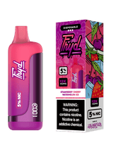FRYD Disposable 12,0000 Puffs (17mL) 50mg Strawberry Cherry Watermelon Ice