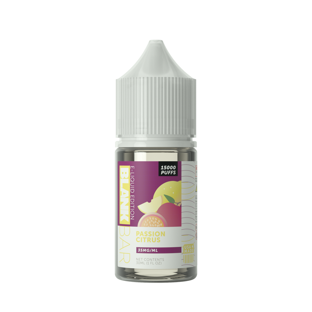 Passion Citrus | Blank Bar 15000 Puff | 30mL bottle