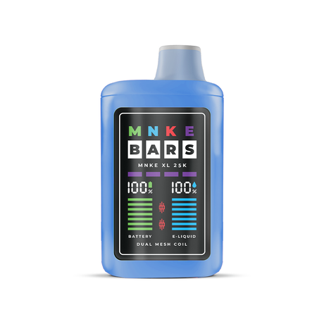 MNKE Bars XL ZERO Disposable Blue Razz Iced