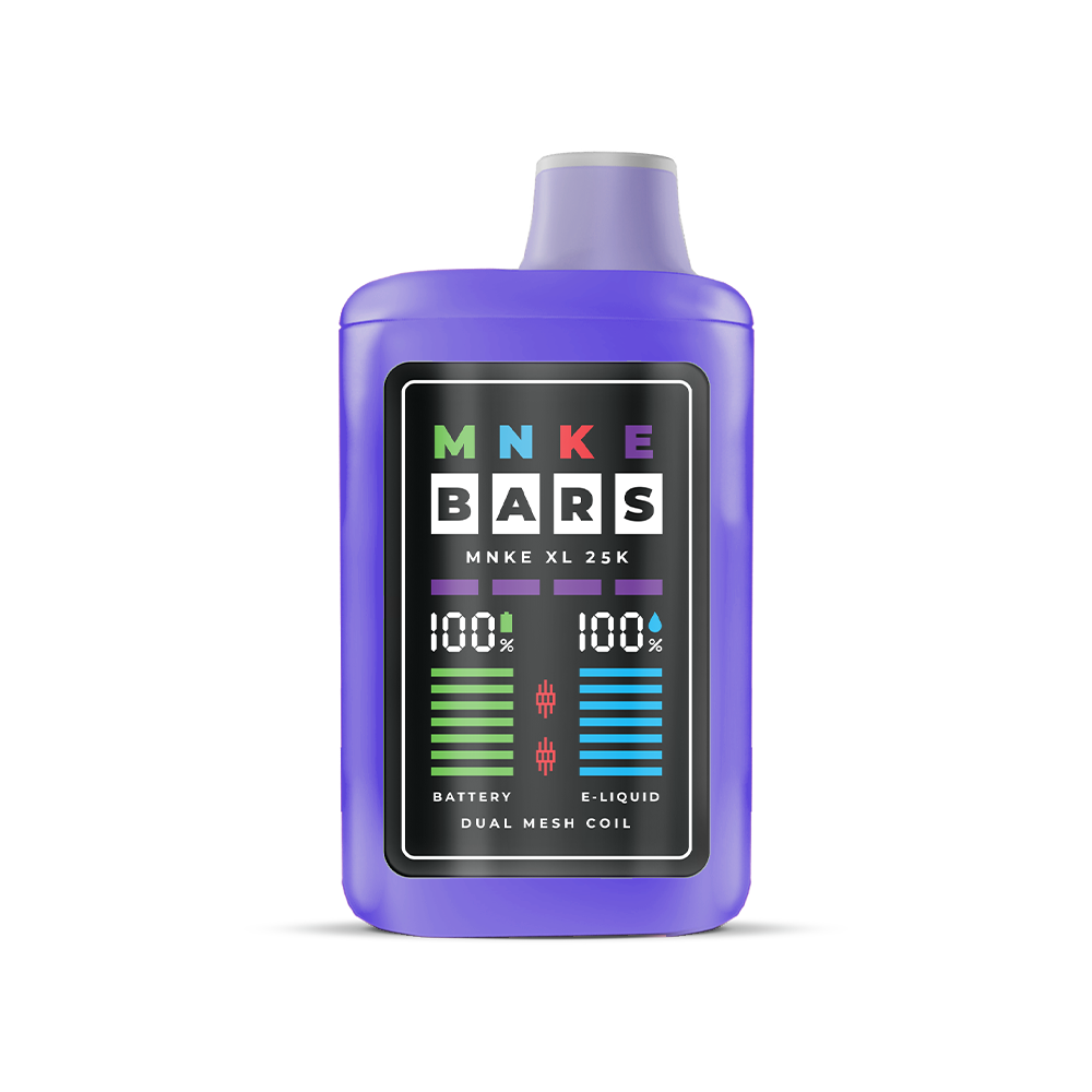 MNKE Bars XL ZERO Disposable Grape Iced
