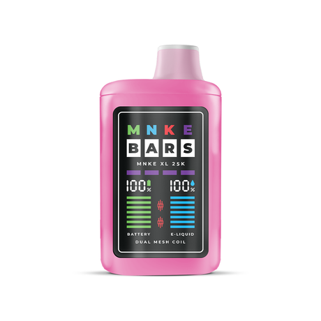 MNKE Bars XL ZERO Disposable Strawberry Cake