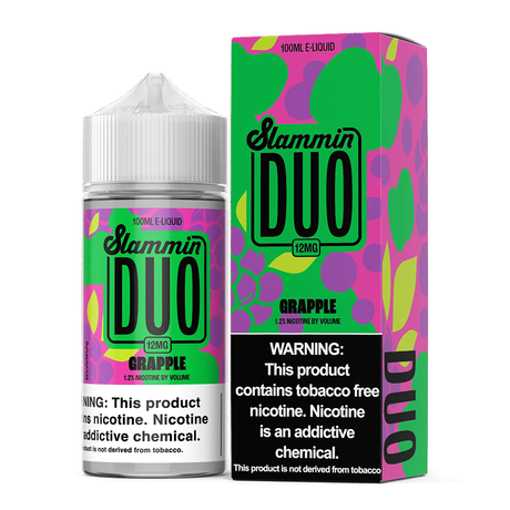 Grapple | Slammin Duo | 100mL 12mg bottle with with packaging
