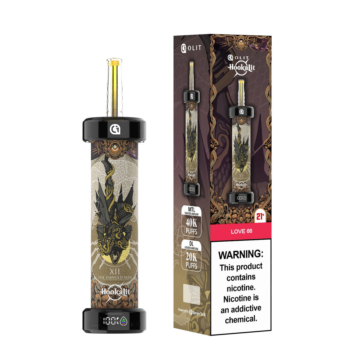 OLIT Hookalit 40K Disposable E-Hookah Device - 40,000 Puffs