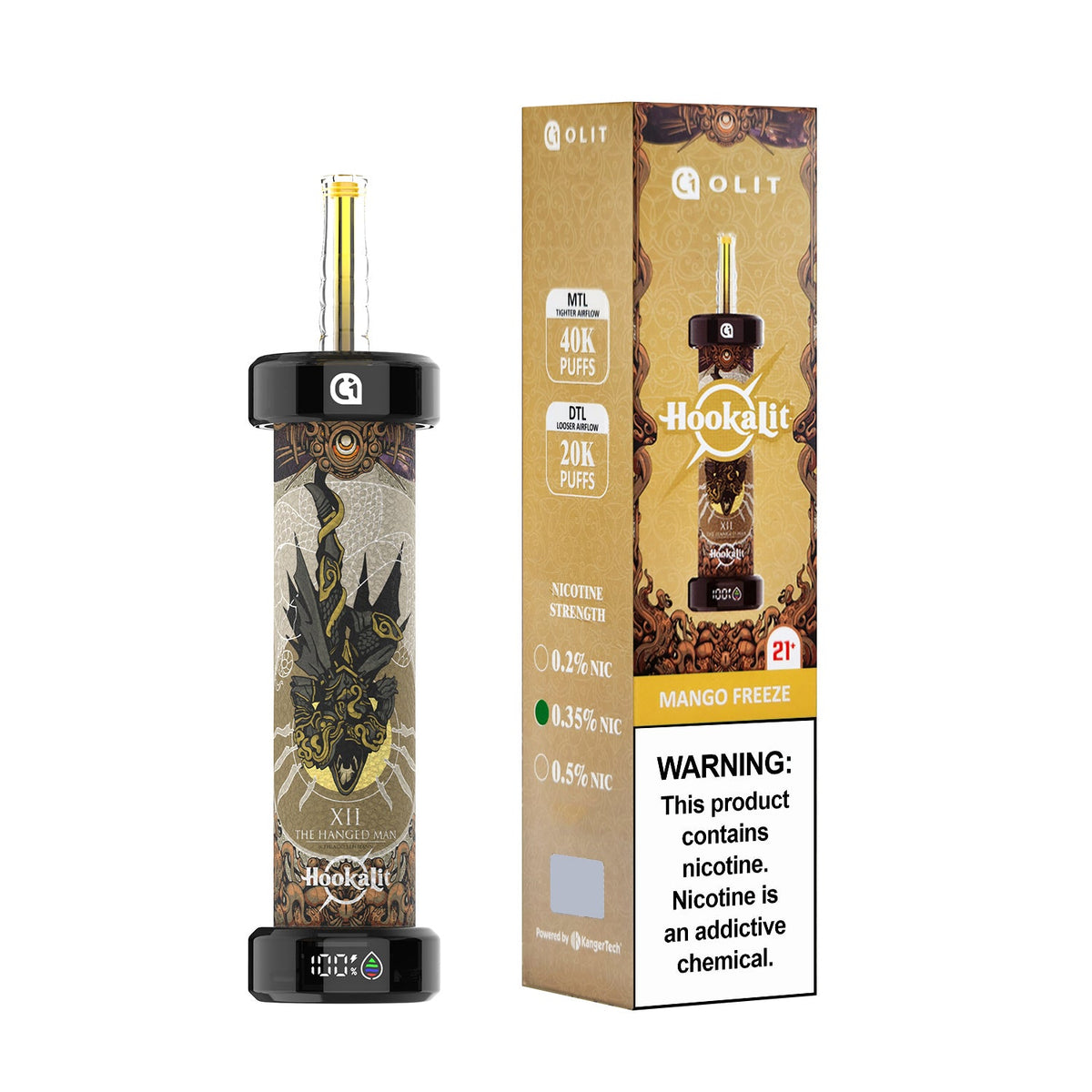 OLIT Hookalit 40K Disposable E-Hookah Device - 40,000 Puffs