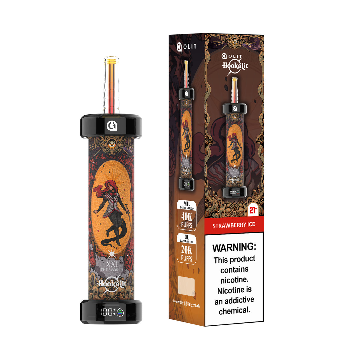 OLIT Hookalit 40K Disposable E-Hookah Device - 40,000 Puffs