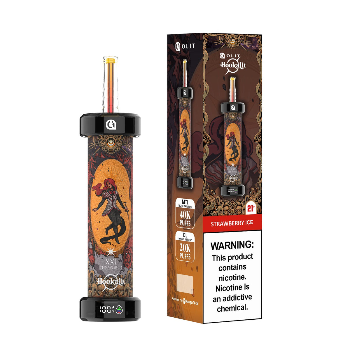 OLIT Hookalit 40K Disposable E-Hookah Device - 40,000 Puffs