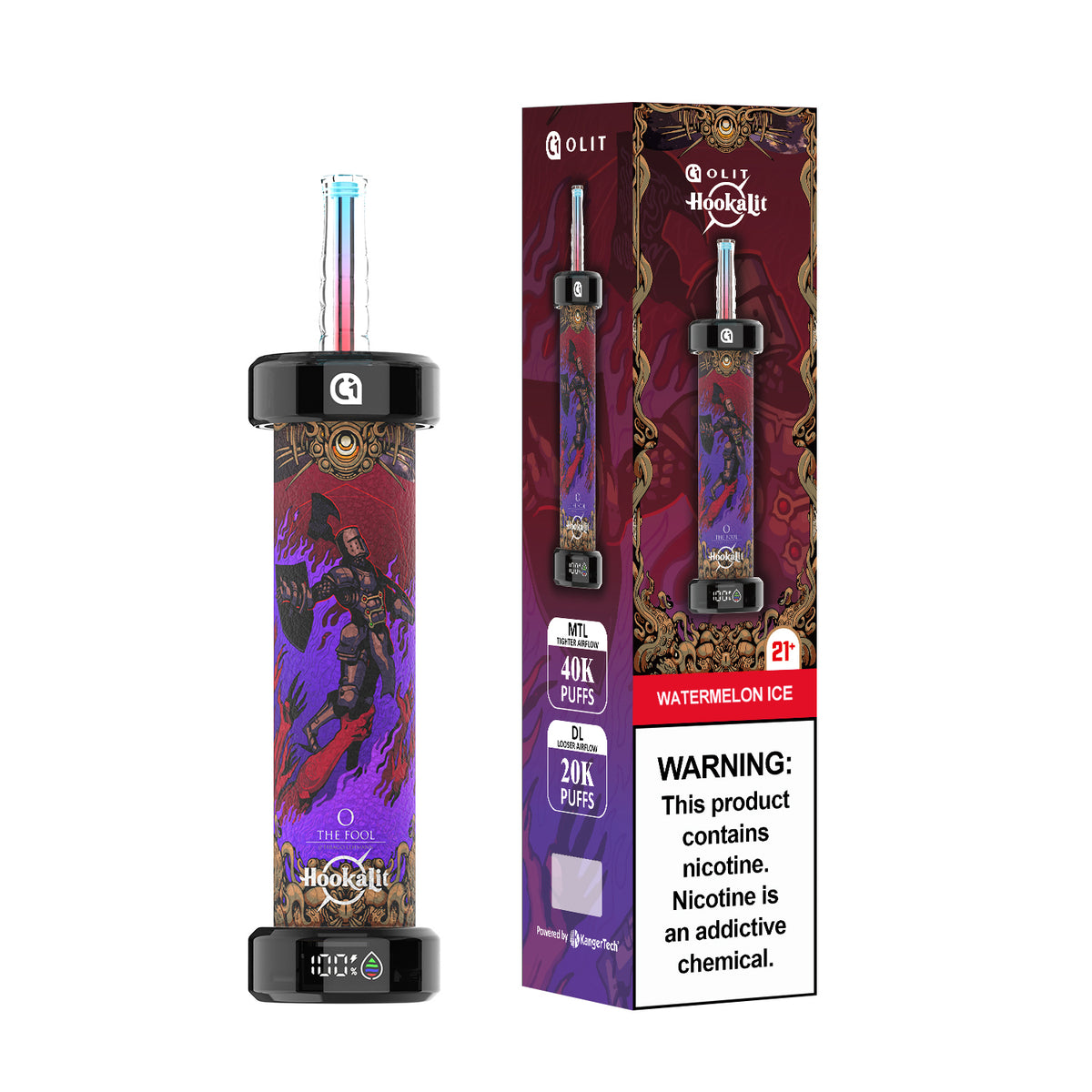 OLIT Hookalit 40K Disposable E-Hookah Device - 40,000 Puffs