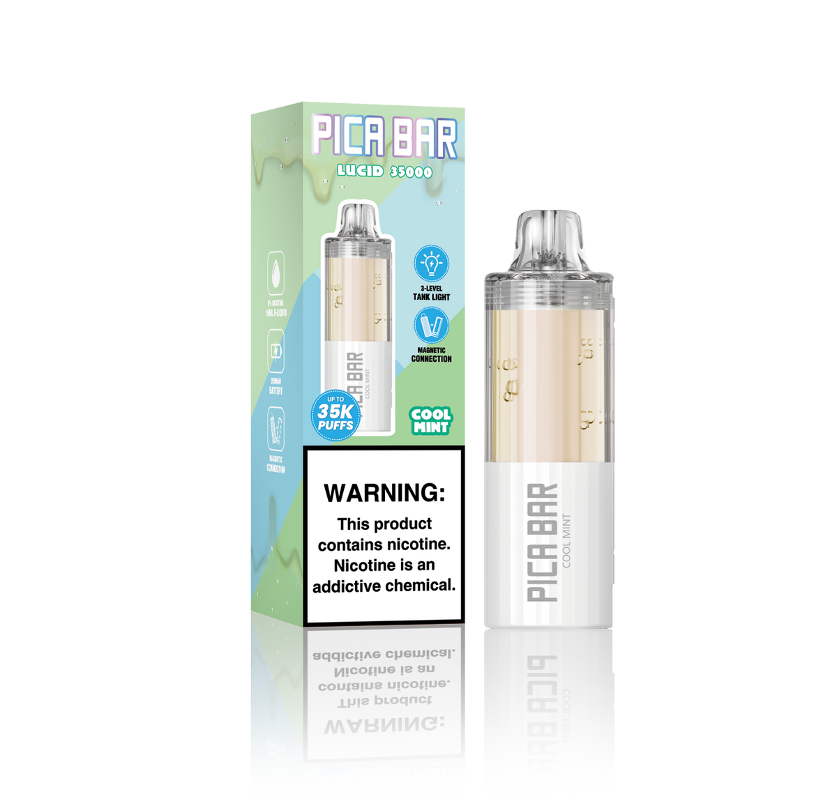 Assembled in USA | PICA BAR Lucid 35K Disposable POD - 35,000 Puffs
